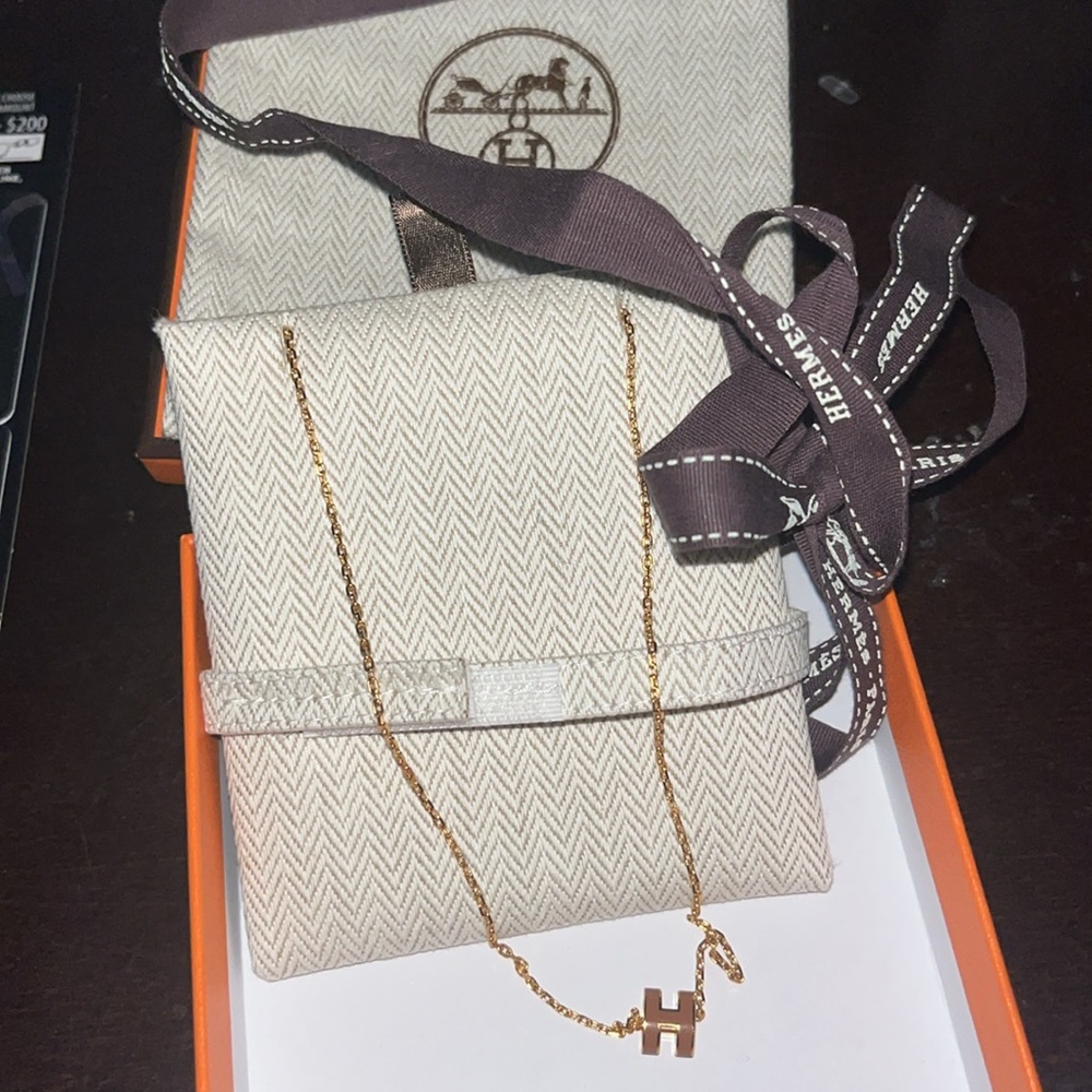 Hermes’s mini h pop necklace